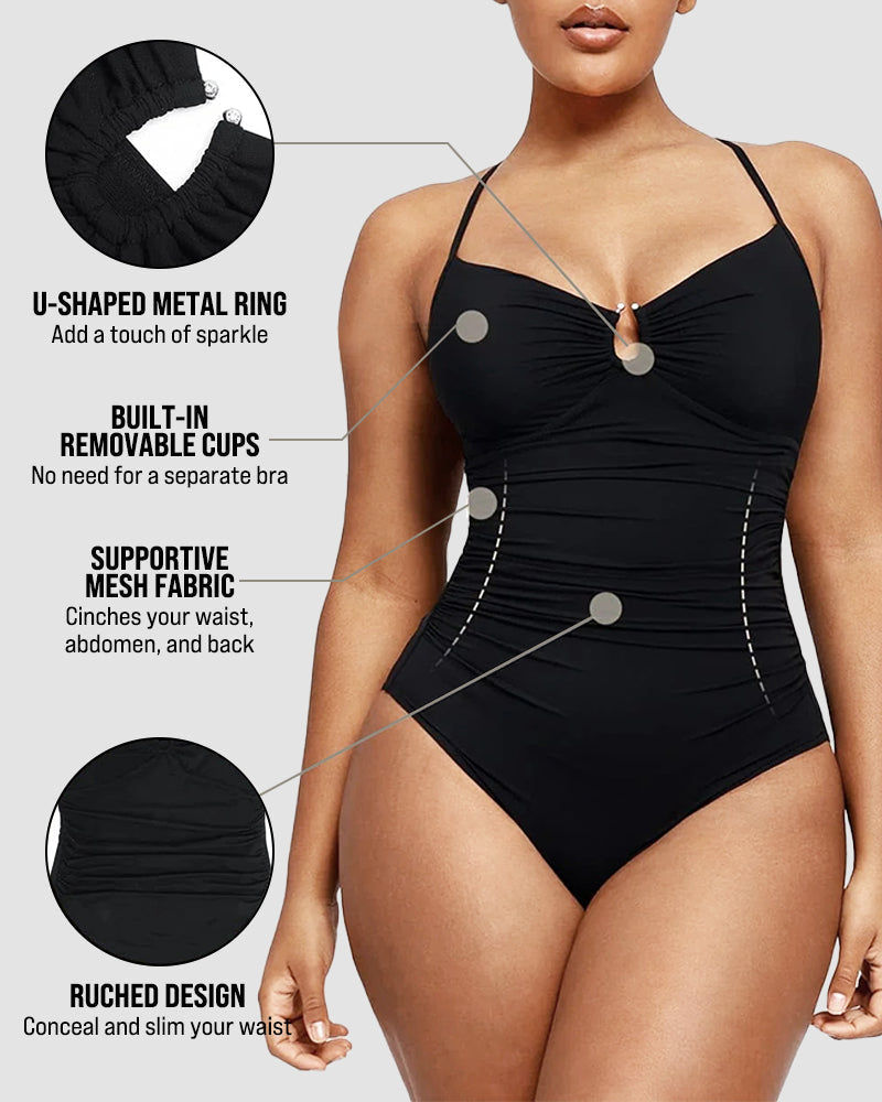 Shapewear Badpak Met U-Ring Design