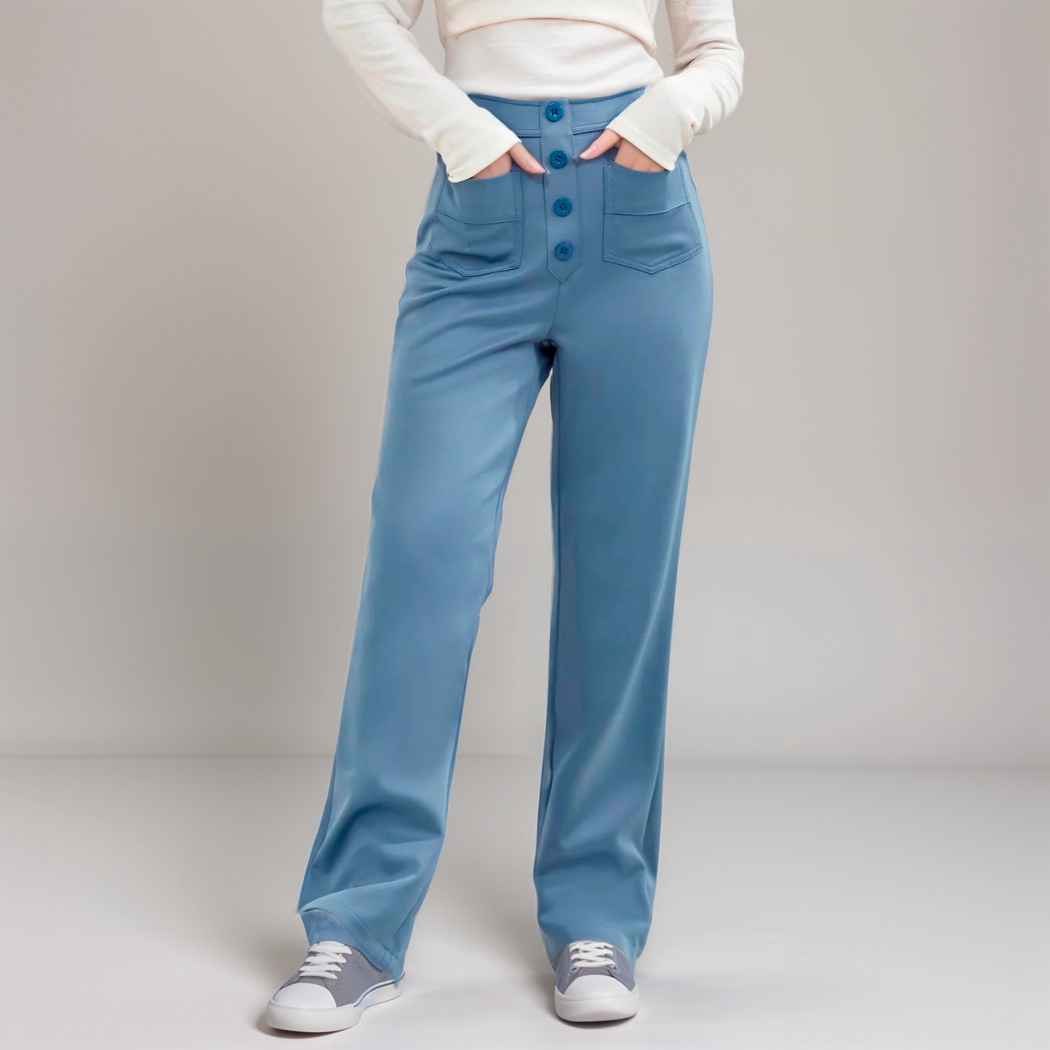 Nova | Hoge Taille Stretchbroek | 1+1 GRATIS
