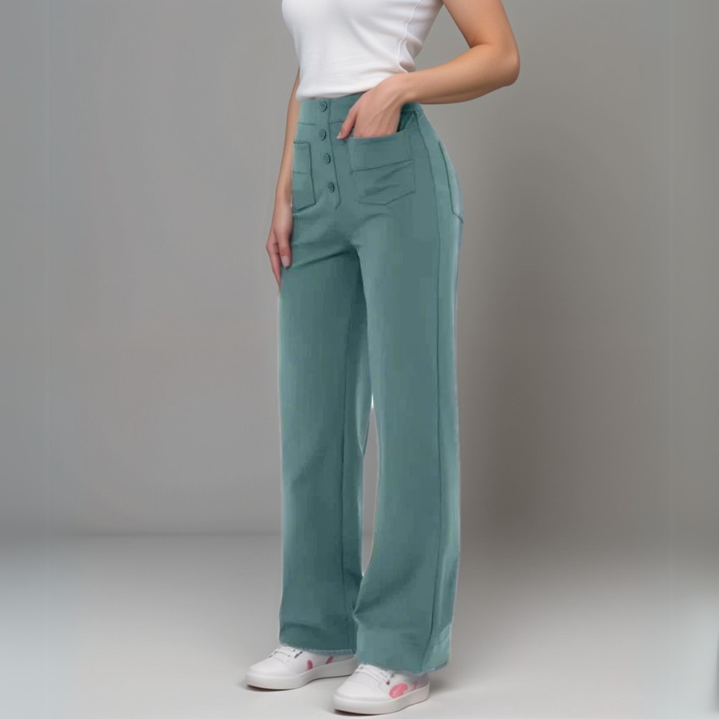 Nova | Hoge Taille Stretchbroek | 1+1 GRATIS