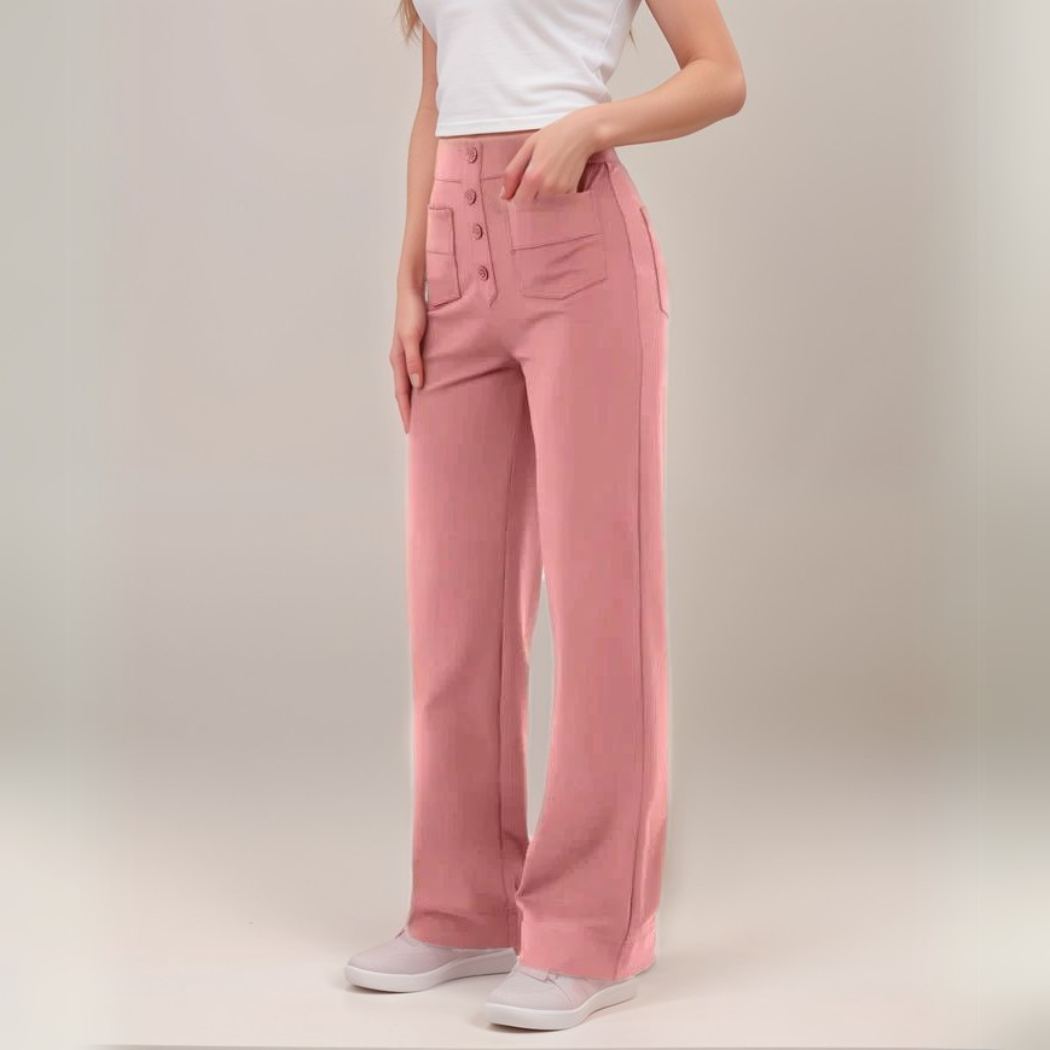 Nova | Hoge Taille Stretchbroek | 1+1 GRATIS