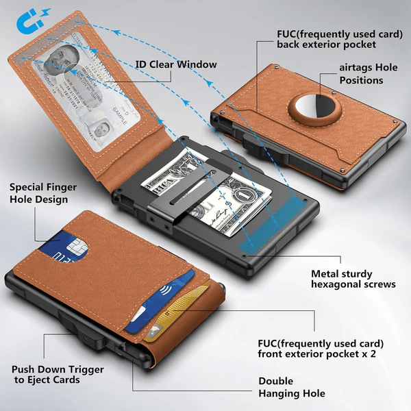 Smart Wallet | Slank, Veilig & AirTag Compatibel
