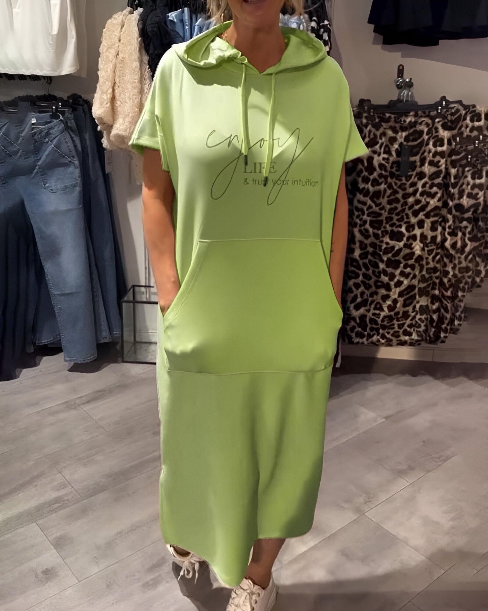 Saskia | Trendy Hoodie Jurk