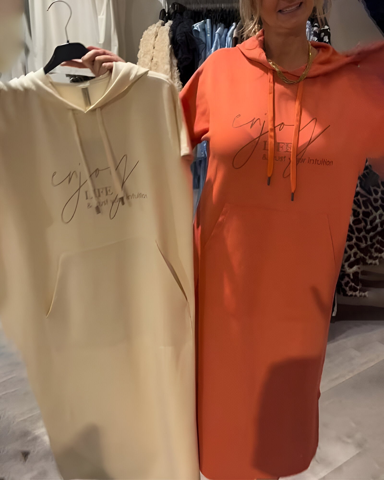 Saskia | Trendy Hoodie Jurk