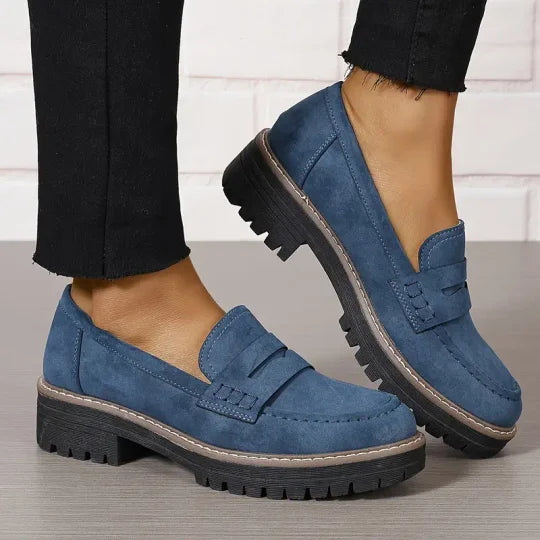 Femke | Comfortabele chunky platform loafers voor dames