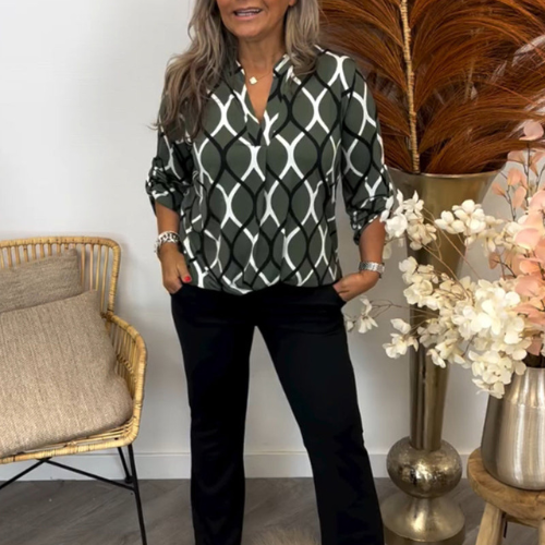 Janneke | Blouse Met Elegant Design