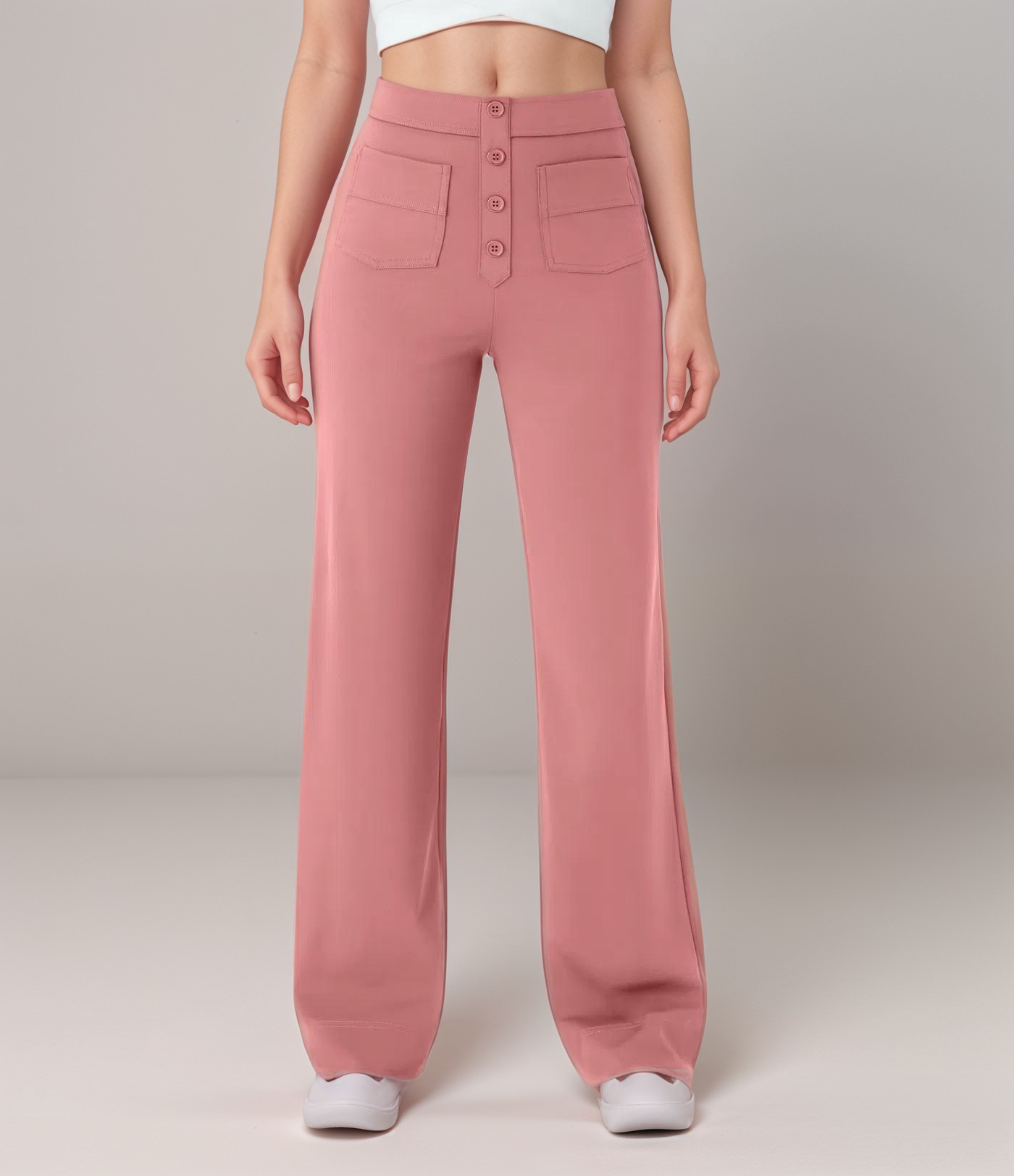 Nova | Hoge Taille Stretchbroek | 1+1 GRATIS