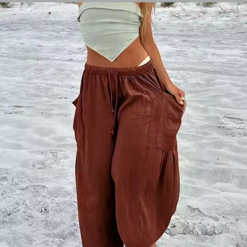 Femke | Wijde Luchtige broek