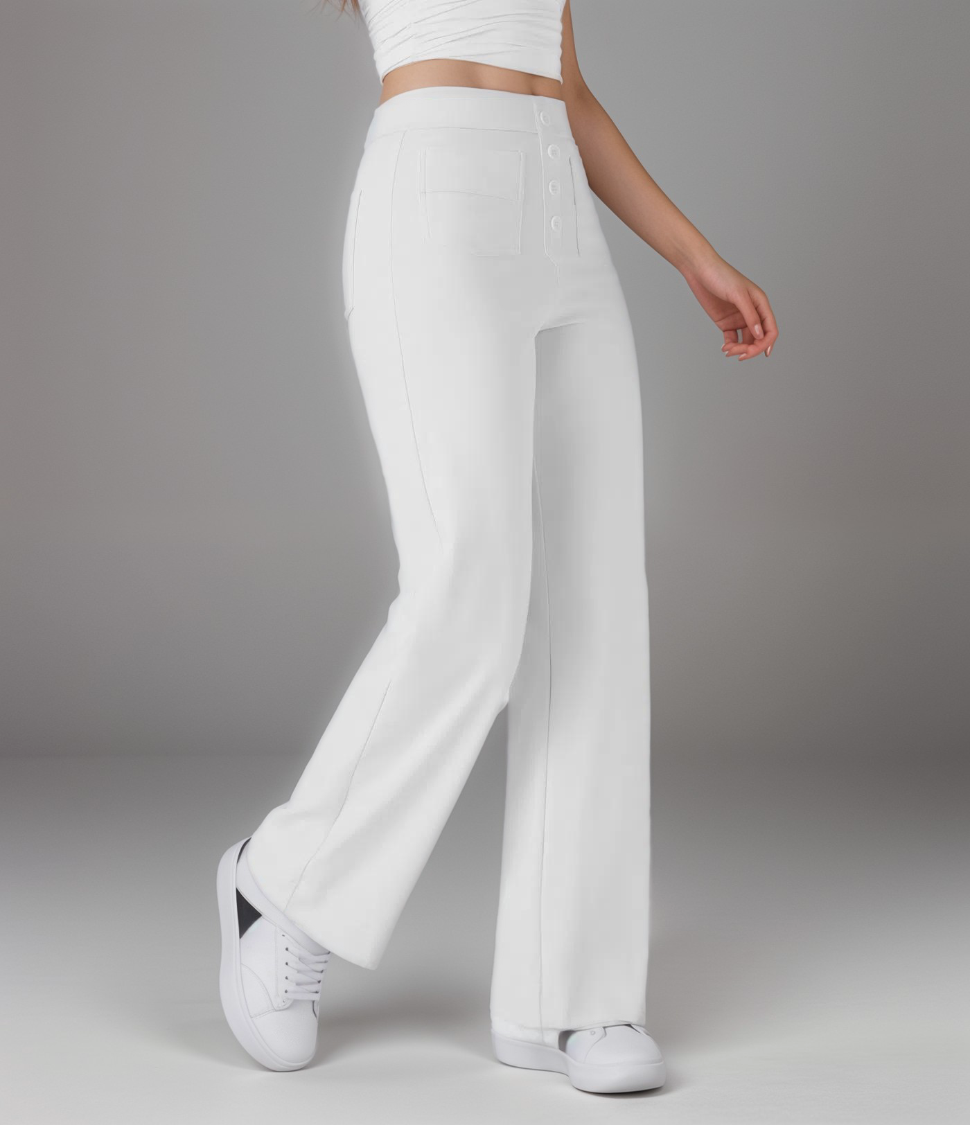 Nova | Hoge Taille Stretchbroek | 1+1 GRATIS
