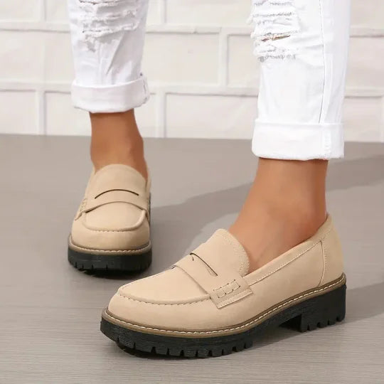 Femke | Comfortabele chunky platform loafers voor dames