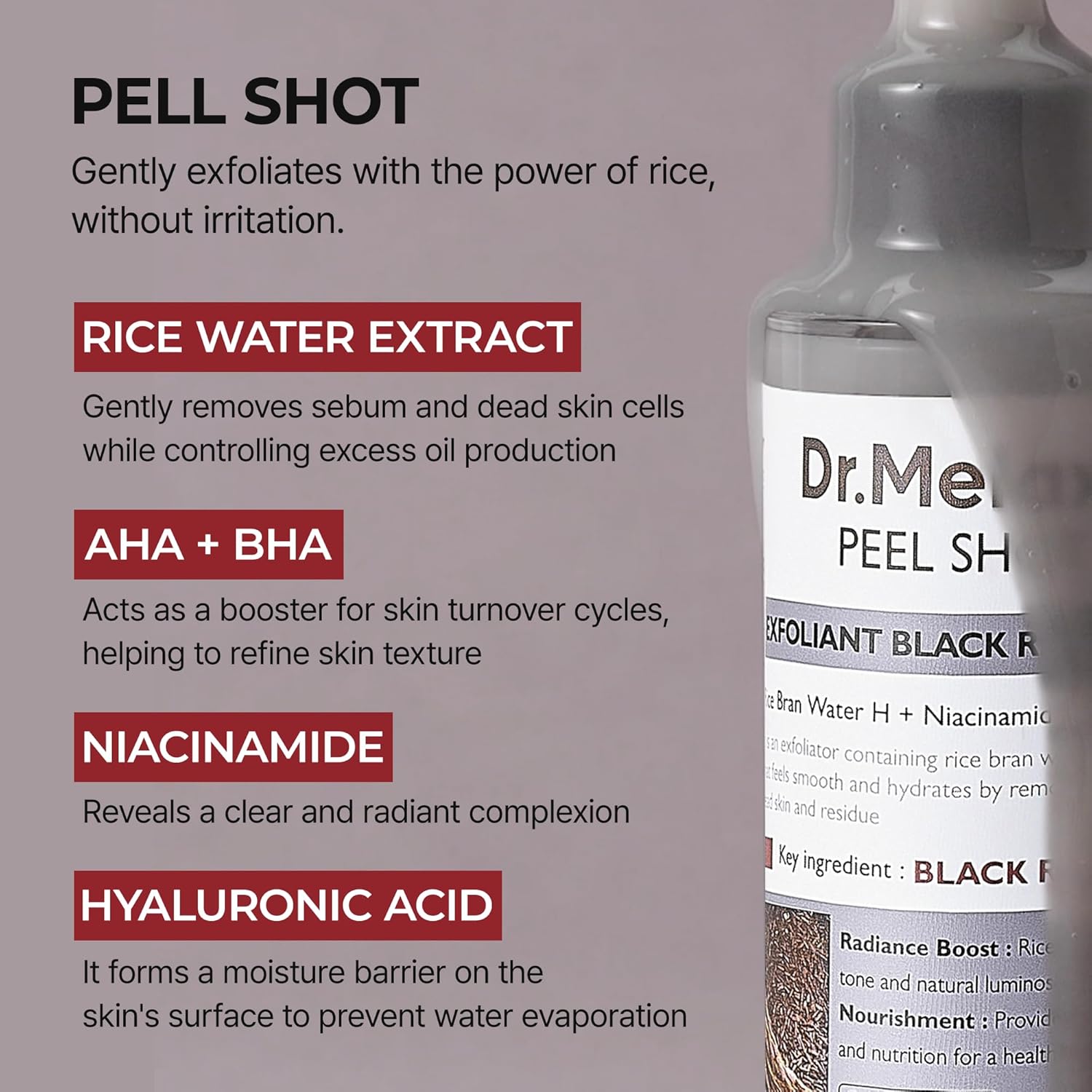 Radiant Glow - Rijst Peeling Serum