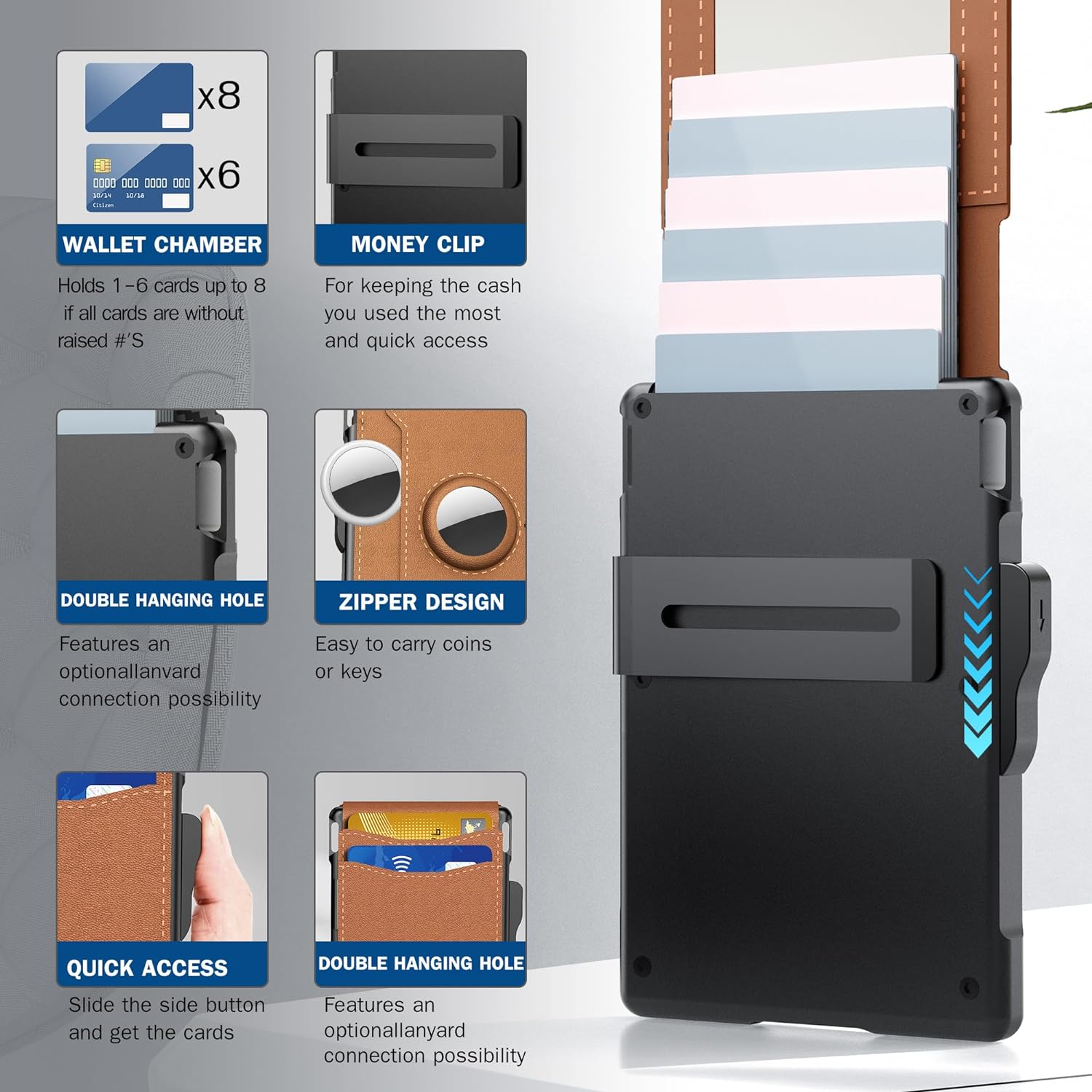 Smart Wallet | Slank, Veilig & AirTag Compatibel