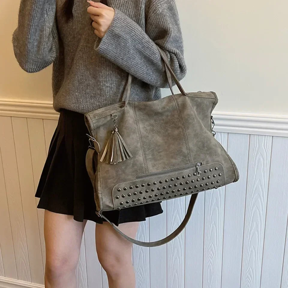 Jadea - Luxe Leren Schooltas