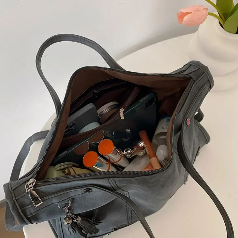 Jadea - Luxe Leren Schooltas