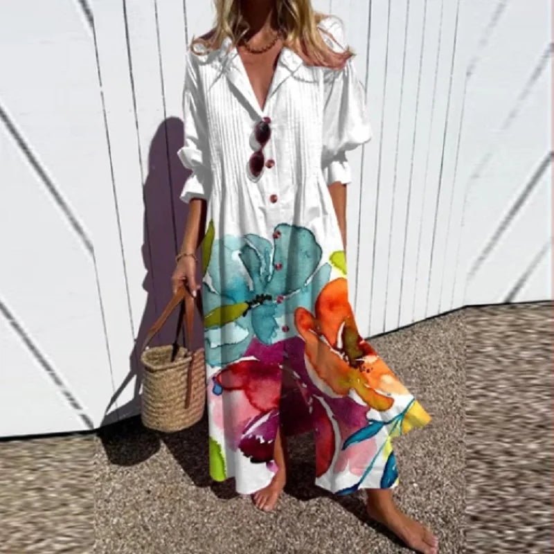 Ellen | Boho Jurk Met Print