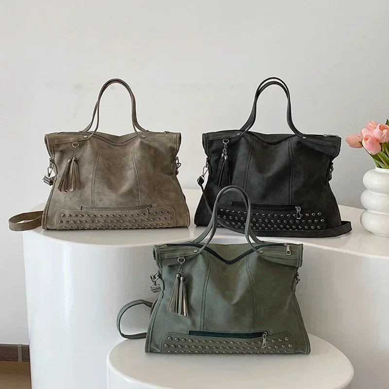 Jadea - Luxe Leren Schooltas