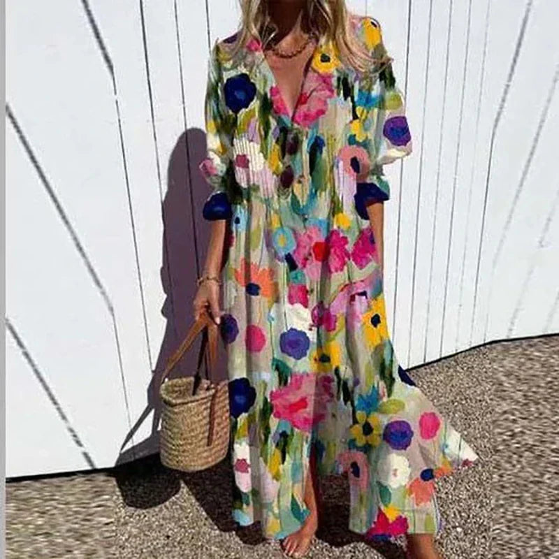 Ellen | Boho Jurk Met Print