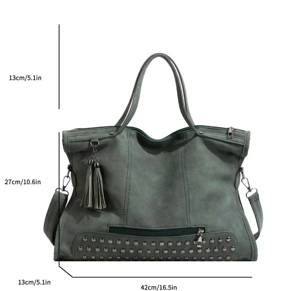 Jadea - Luxe Leren Schooltas