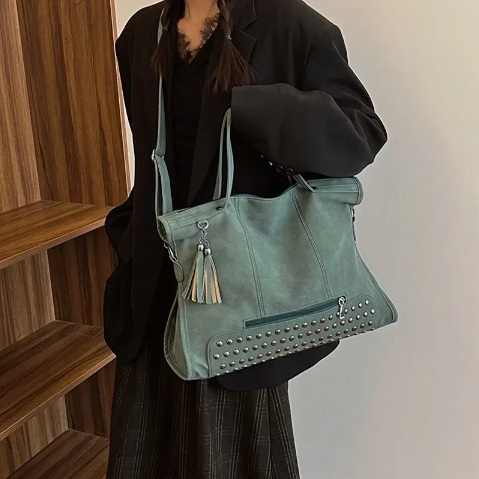 Jadea - Luxe Leren Schooltas