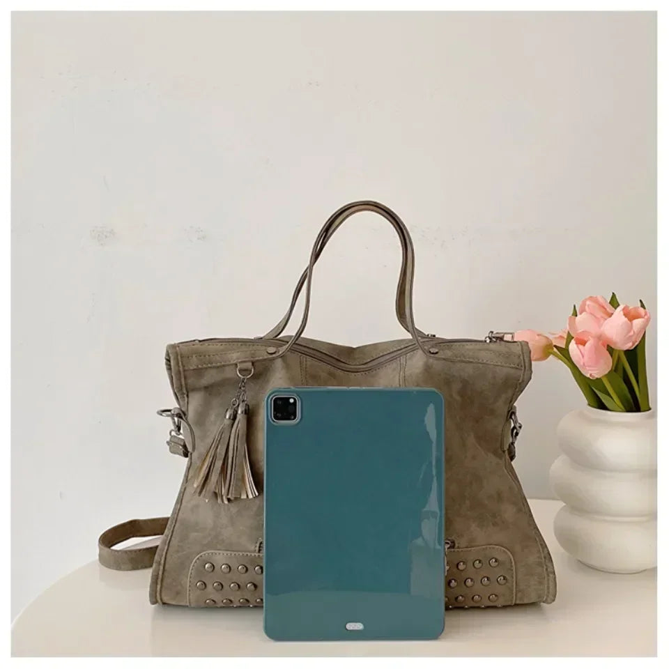 Jadea - Luxe Leren Schooltas