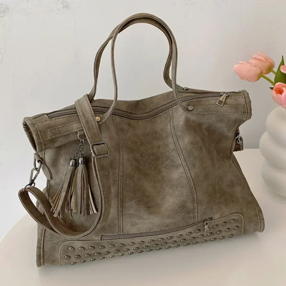 Jadea - Luxe Leren Schooltas