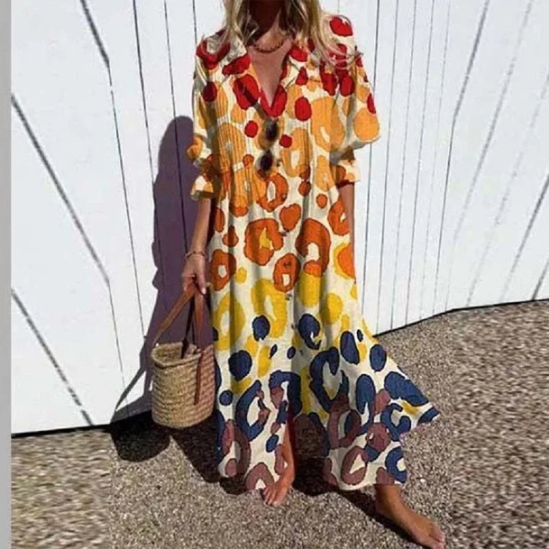 Ellen | Boho Jurk Met Print
