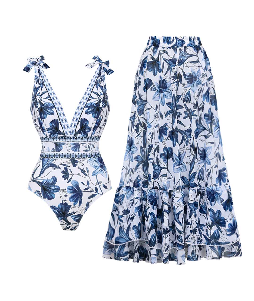 V-hals Badpak Set