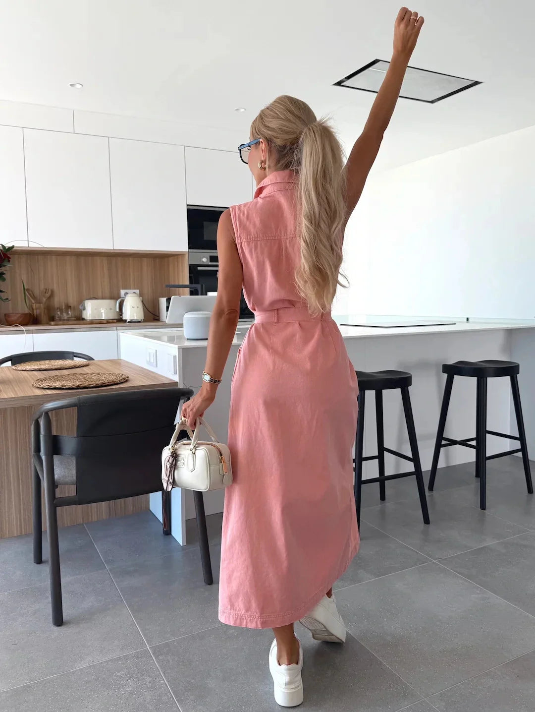 Dina | Maxi Denim Jurk