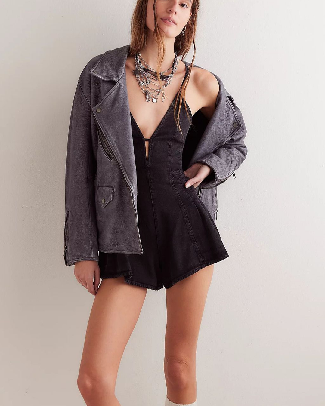 Lizzy | Denim Playsuit