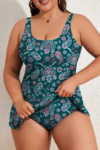 Tummy Control Zwemjurk | Plus Sizes