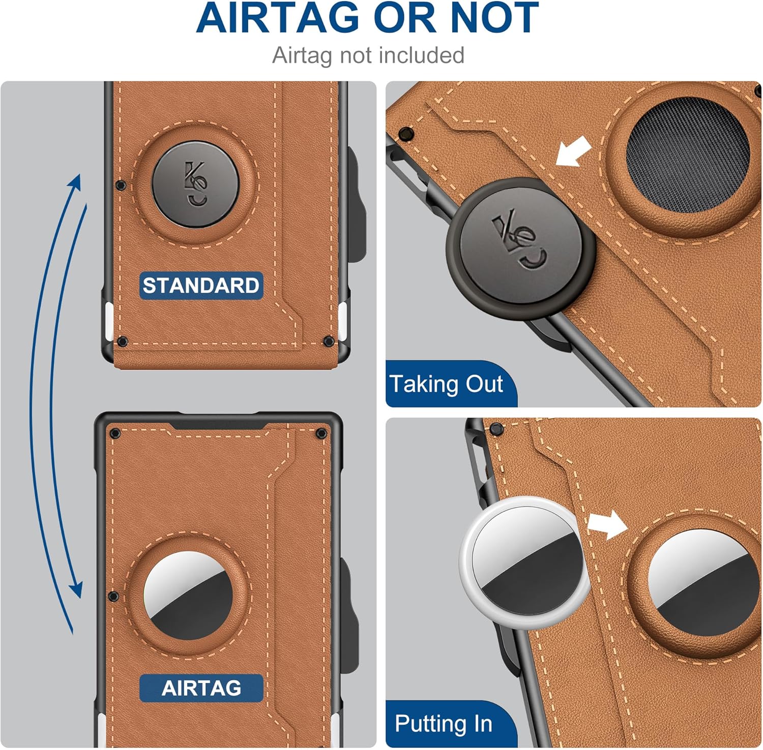 Smart Wallet | Slank, Veilig & AirTag Compatibel