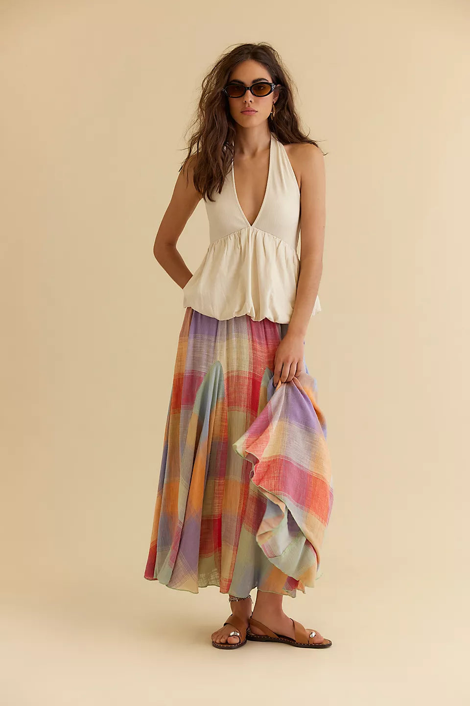 Sandy Maxi Rok Van Katoenmix