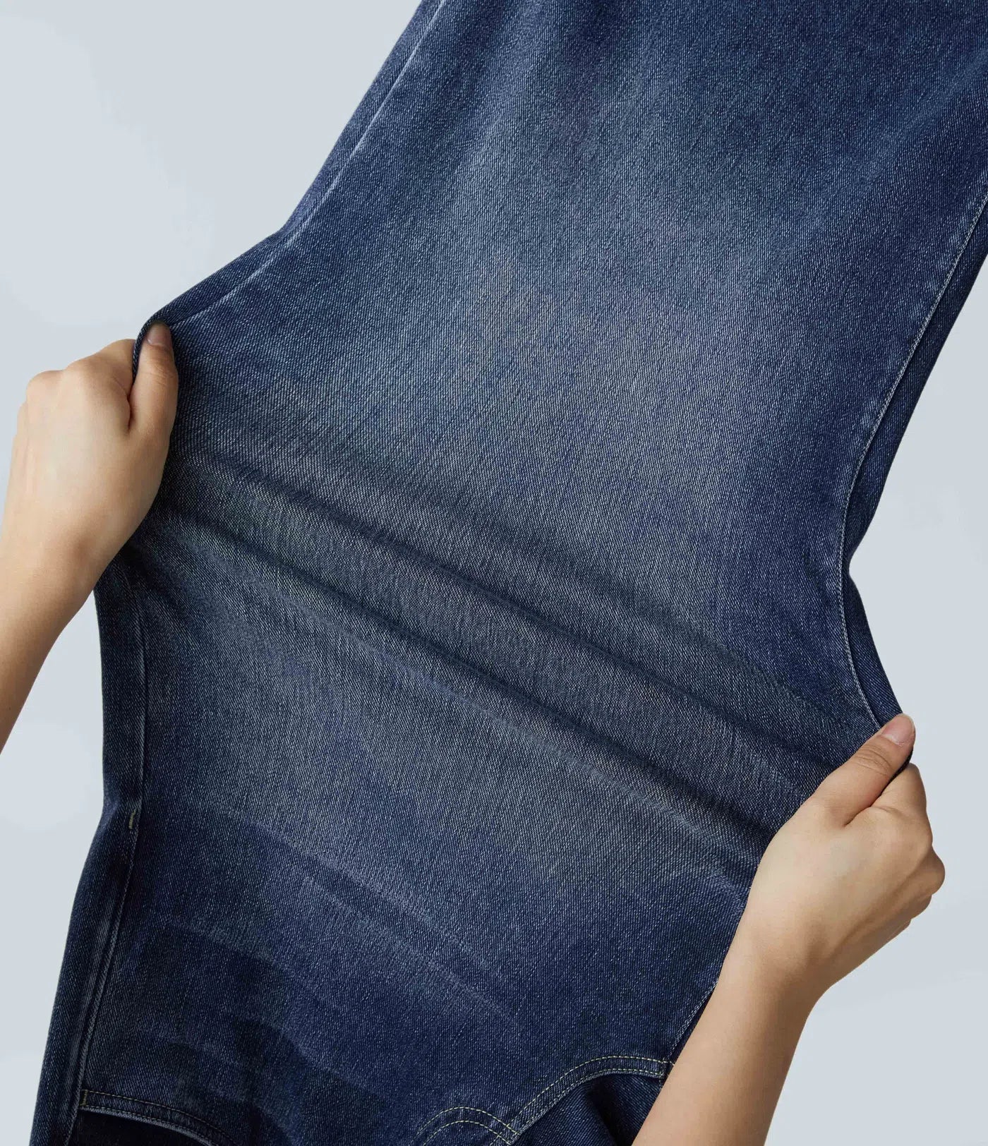 Kim | Elastische broek met hoge taille
