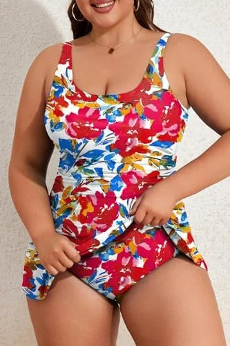 Tummy Control Zwemjurk | Plus Sizes