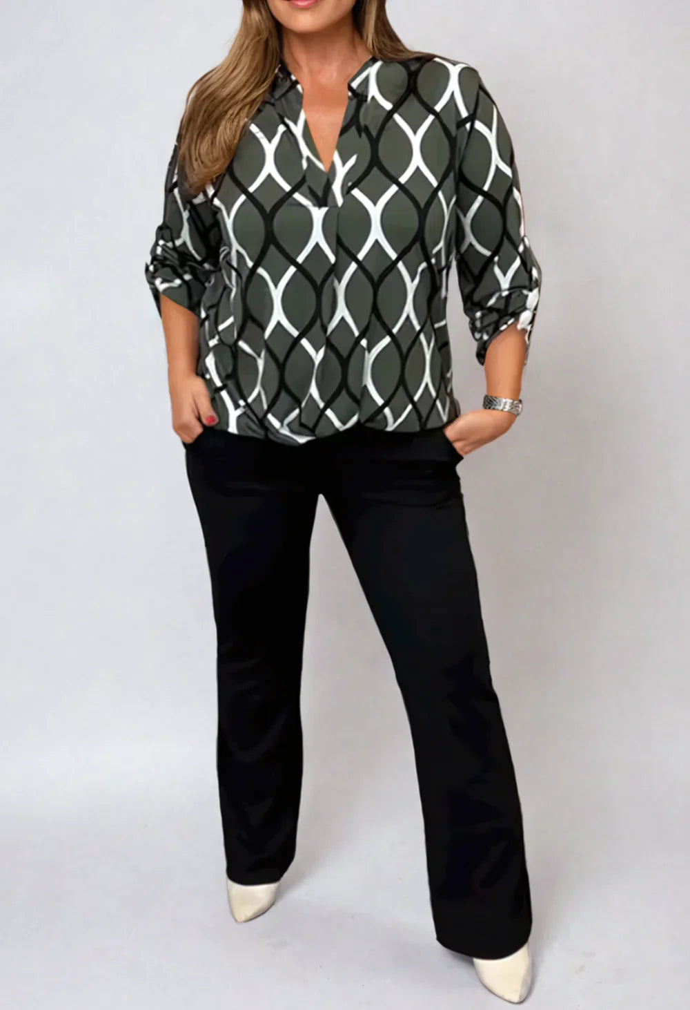 Janneke | Blouse Met Elegant Design