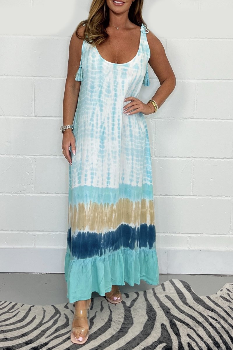 Lina | Tie-dye maxi jurk