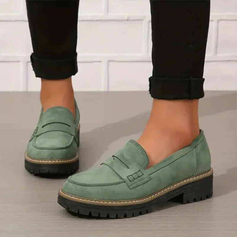 Femke | Comfortabele chunky platform loafers voor dames