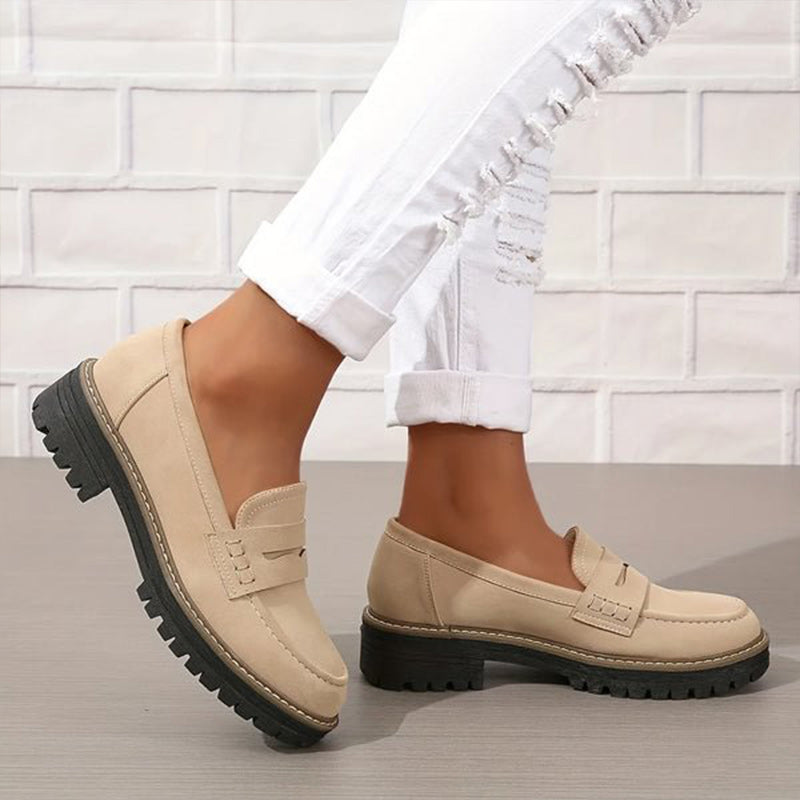 Femke | Comfortabele chunky platform loafers voor dames