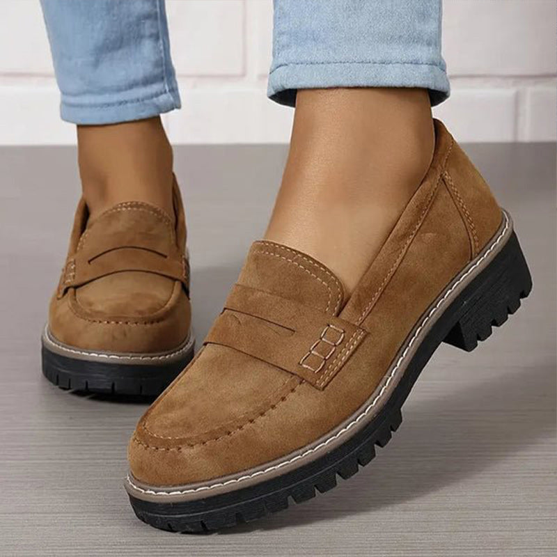 Femke | Comfortabele chunky platform loafers voor dames