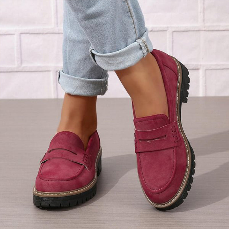 Femke | Comfortabele chunky platform loafers voor dames