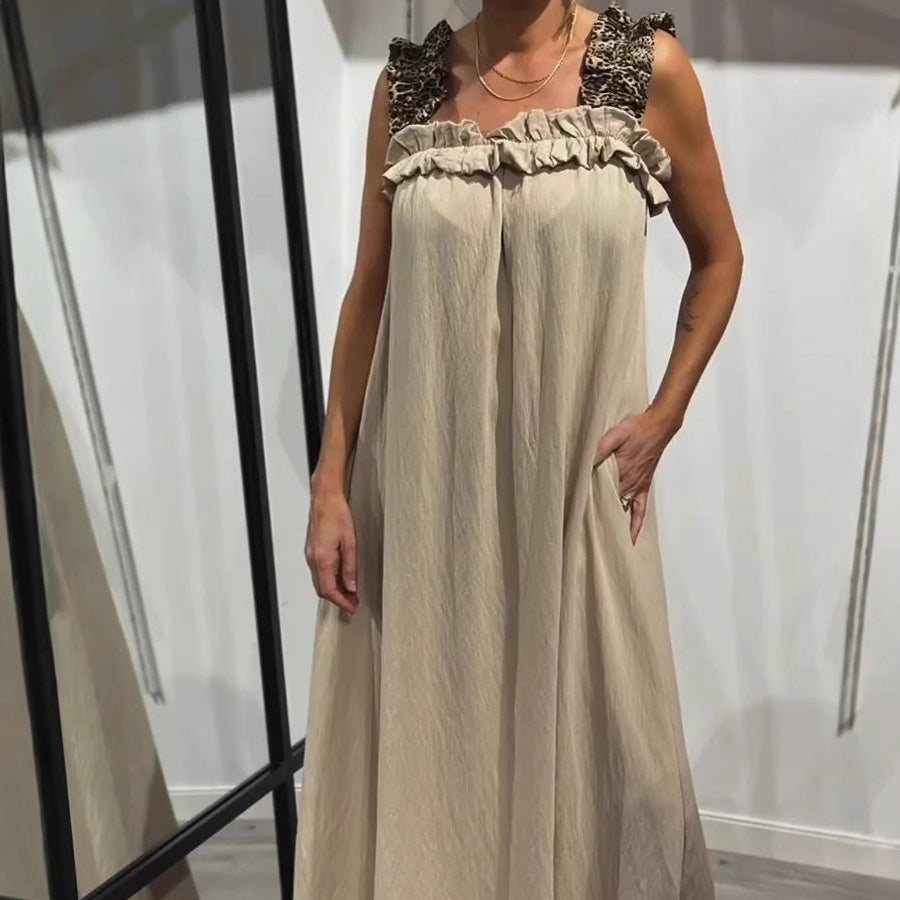 Feza - Casual mouwloze jurk met zakken