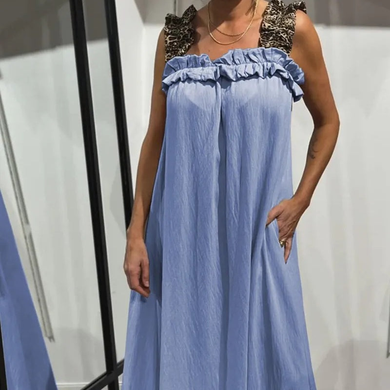 Feza - Casual mouwloze jurk met zakken