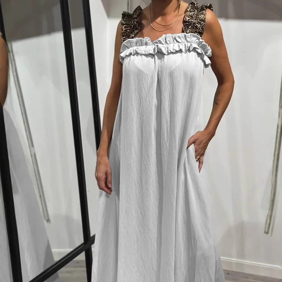 Feza - Casual mouwloze jurk met zakken