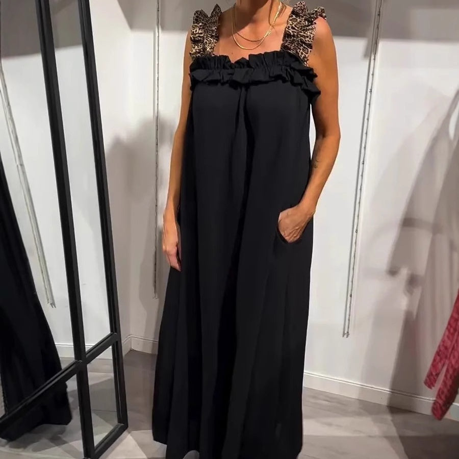 Feza - Casual mouwloze jurk met zakken
