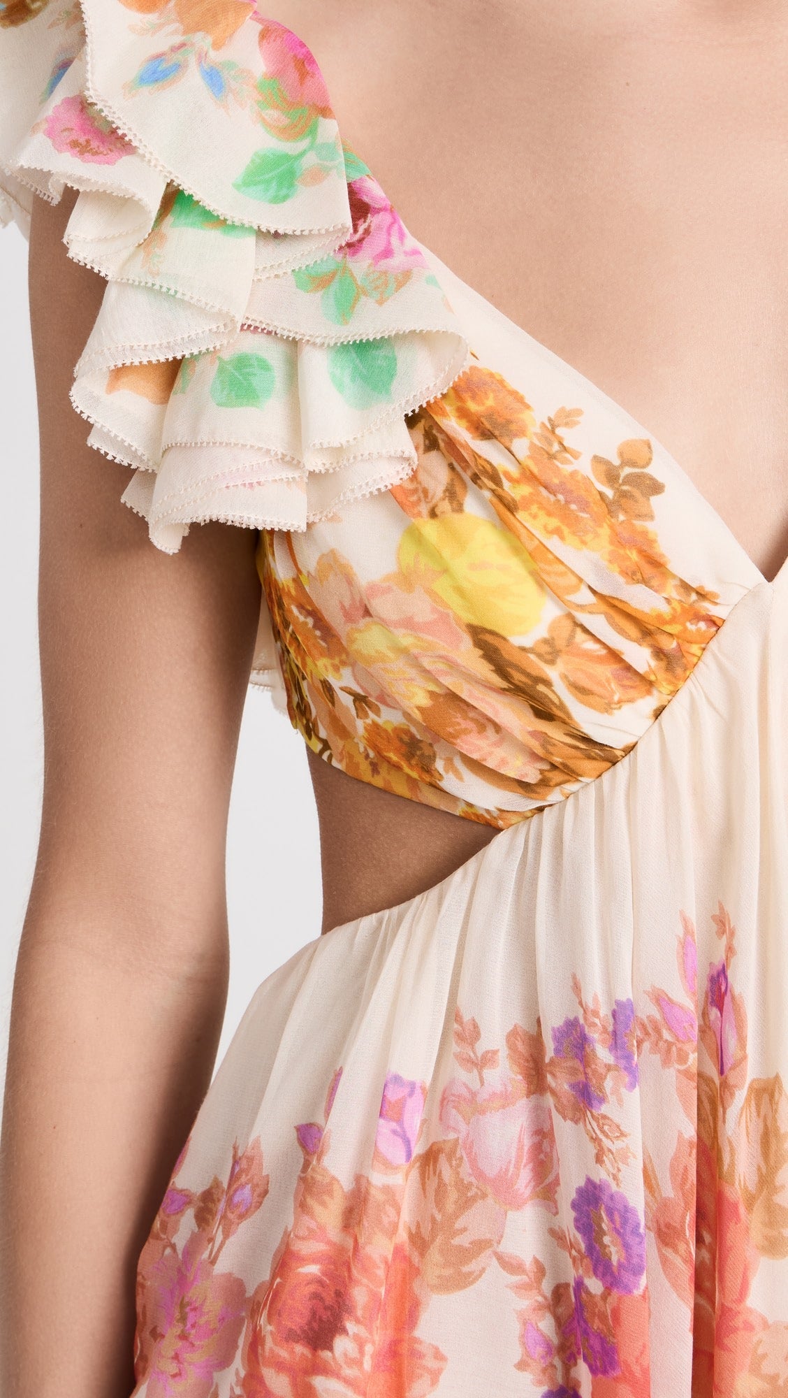 Liva | Maxi Jurk met Bloemenprint